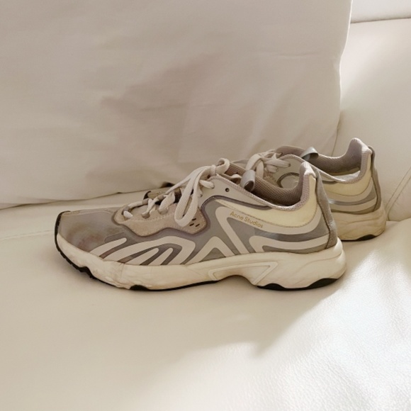 Acne Studio Shoes Size 39 EU 9 US Trailer Sneakers off white - Picture 2 of 6